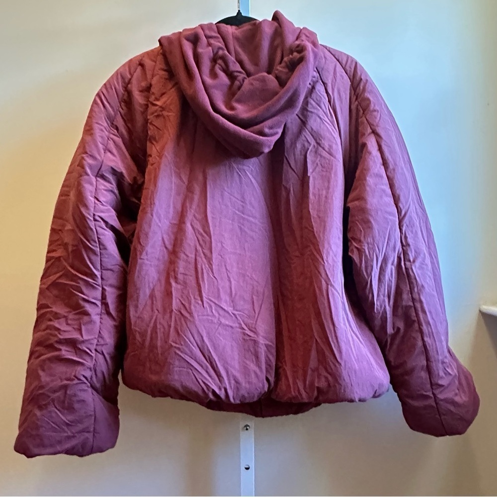 NWT FP Movement In A Pillow Water Resistant Packable Puffer Anorak Sour Cherry - Picture 7 of 16